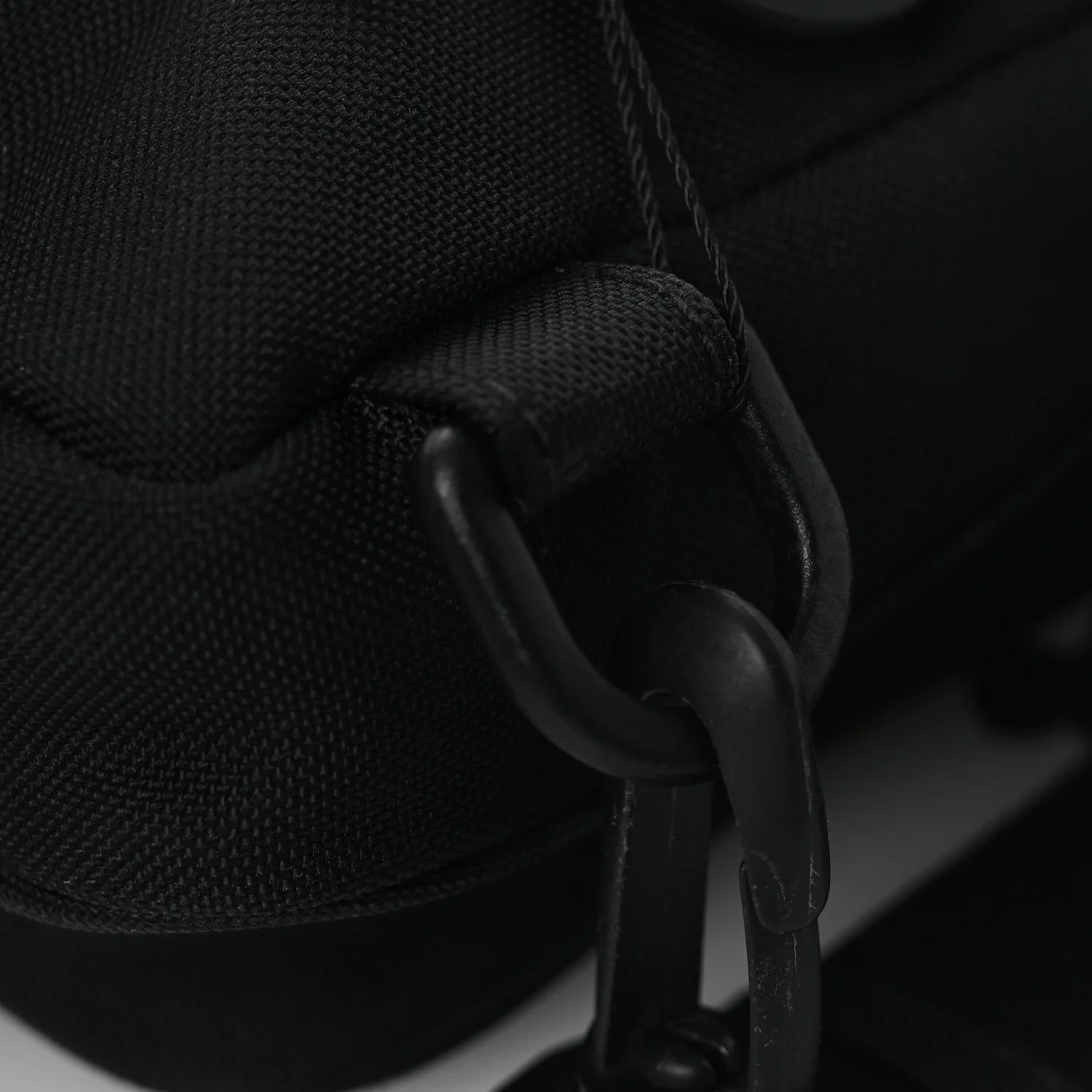 Nylon Logo Explorer Crossbody Messenger Bag Black - Top Club