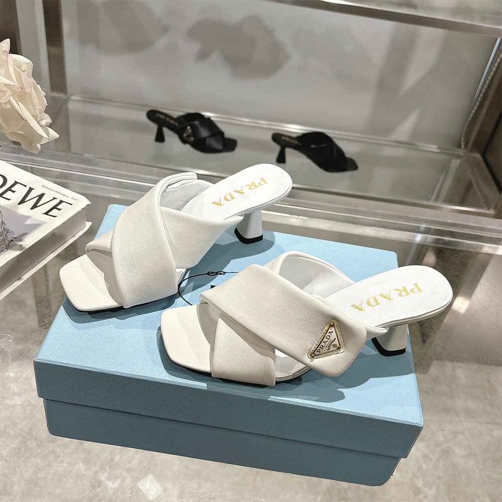 Prada Padded nappa leather sandals - Top Club