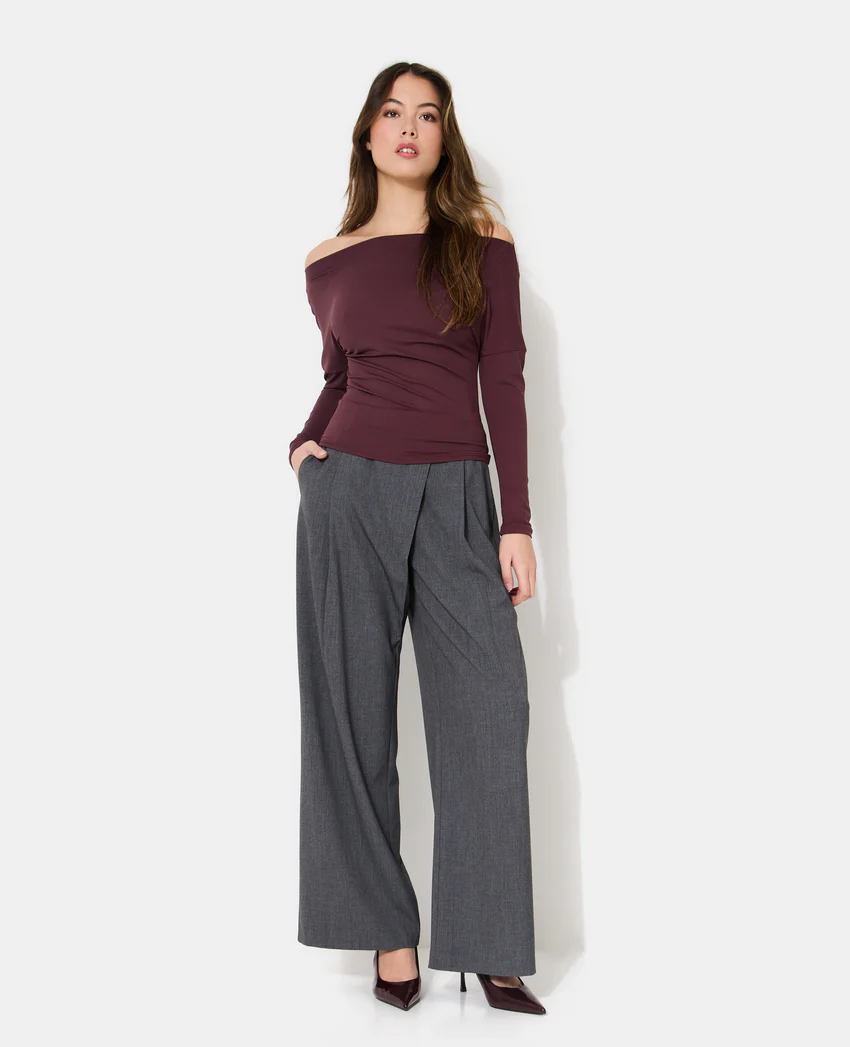 Pimkie Top manches longues avec encolure bateau