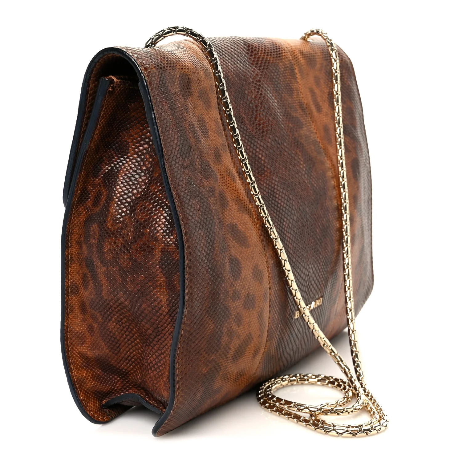 Karung Serpenti Forever Medium Shoulder Bag Brown - Top Club
