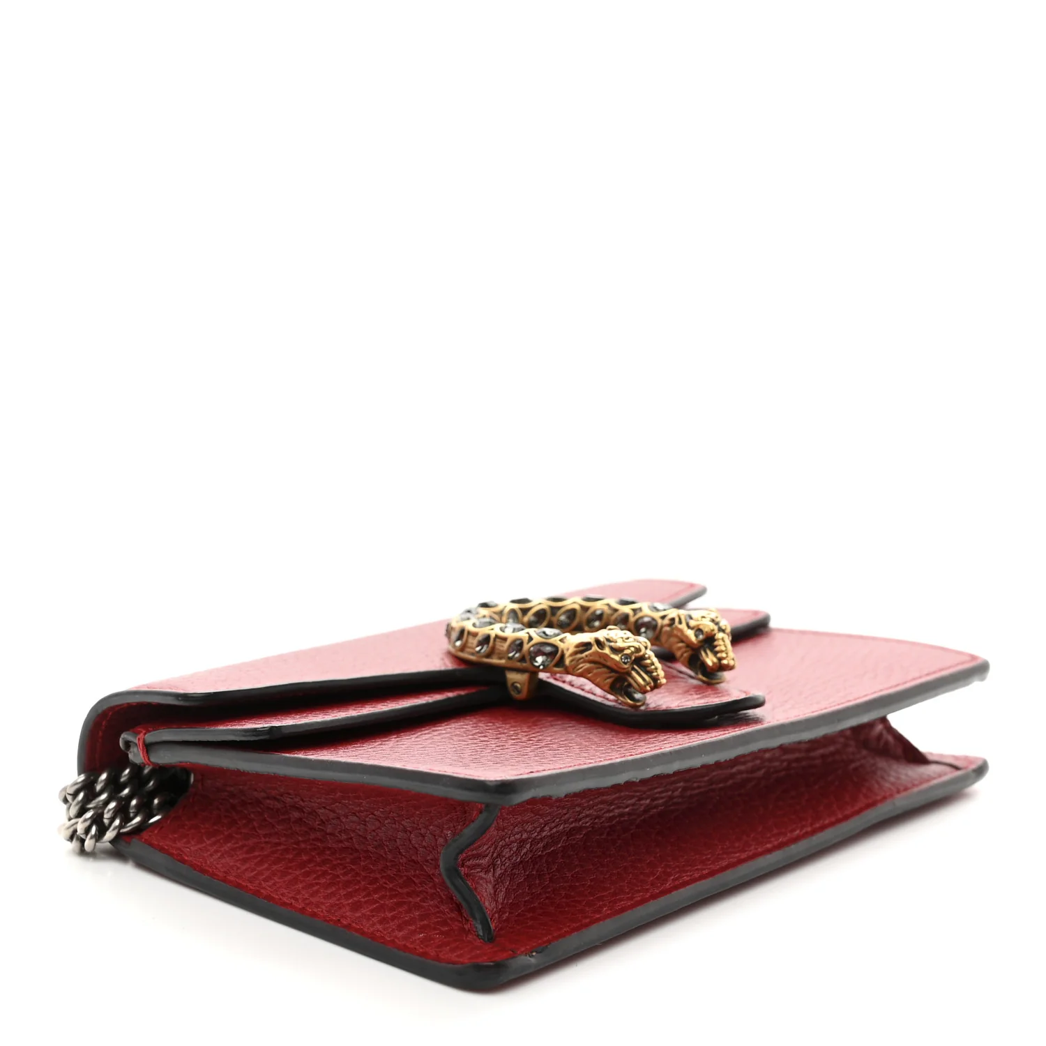 Calfskin Super Mini Dionysus Shoulder Bag Hibiscus Red - Top Club