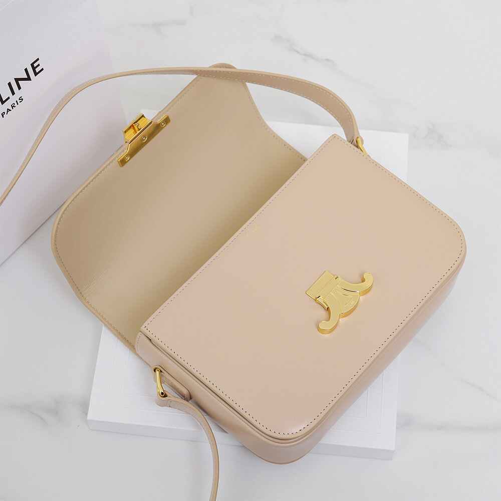 CELINE CLASSIQUE TRIOMPHE BAG in shiny calfskin(HIGH-END GRADE) - Top Club