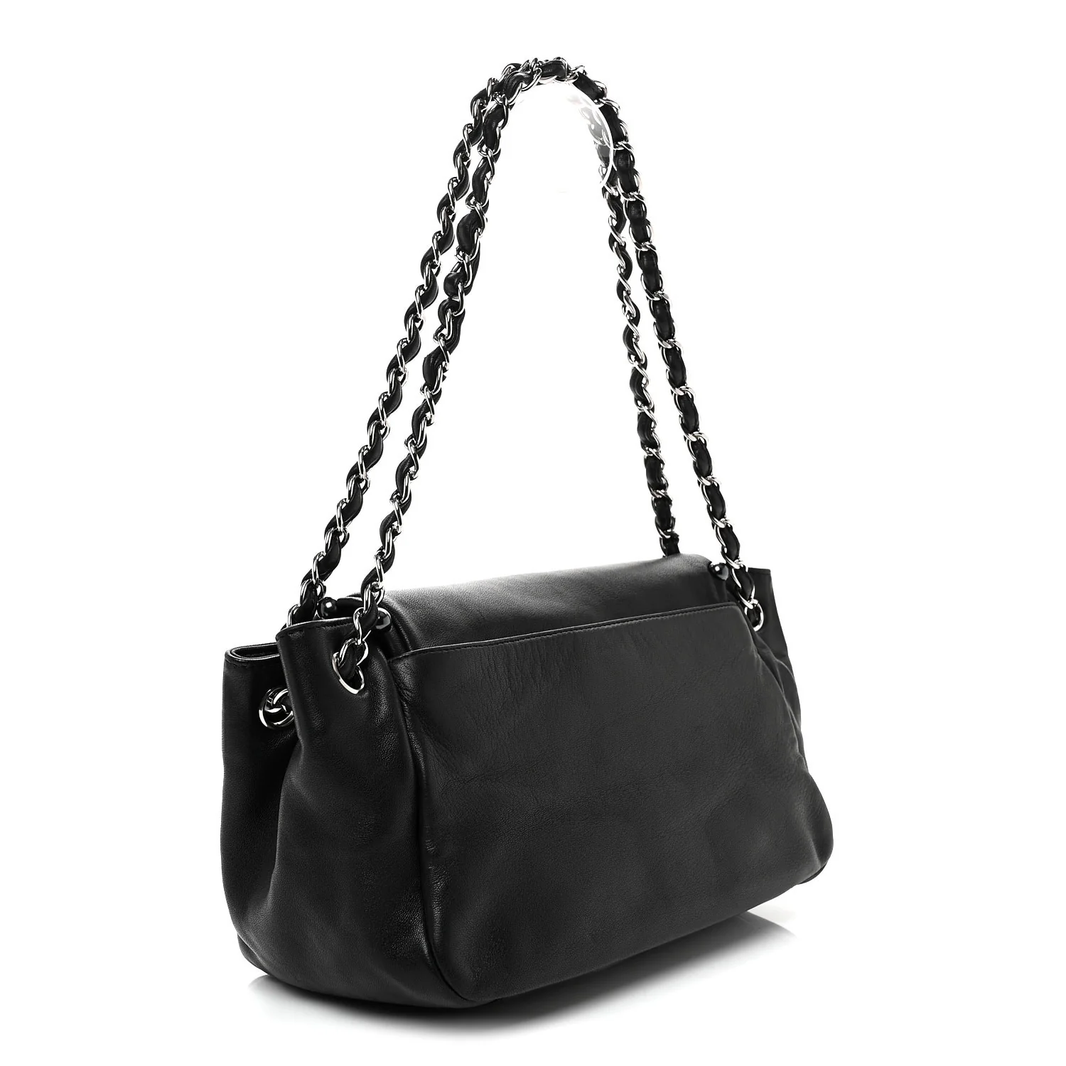 Lambskin Pearl Obsession Flap Black - Top Club