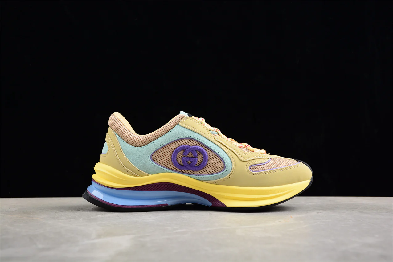 Gucci Run Sneaker - Amarelo - Sneaker Replica Workshop