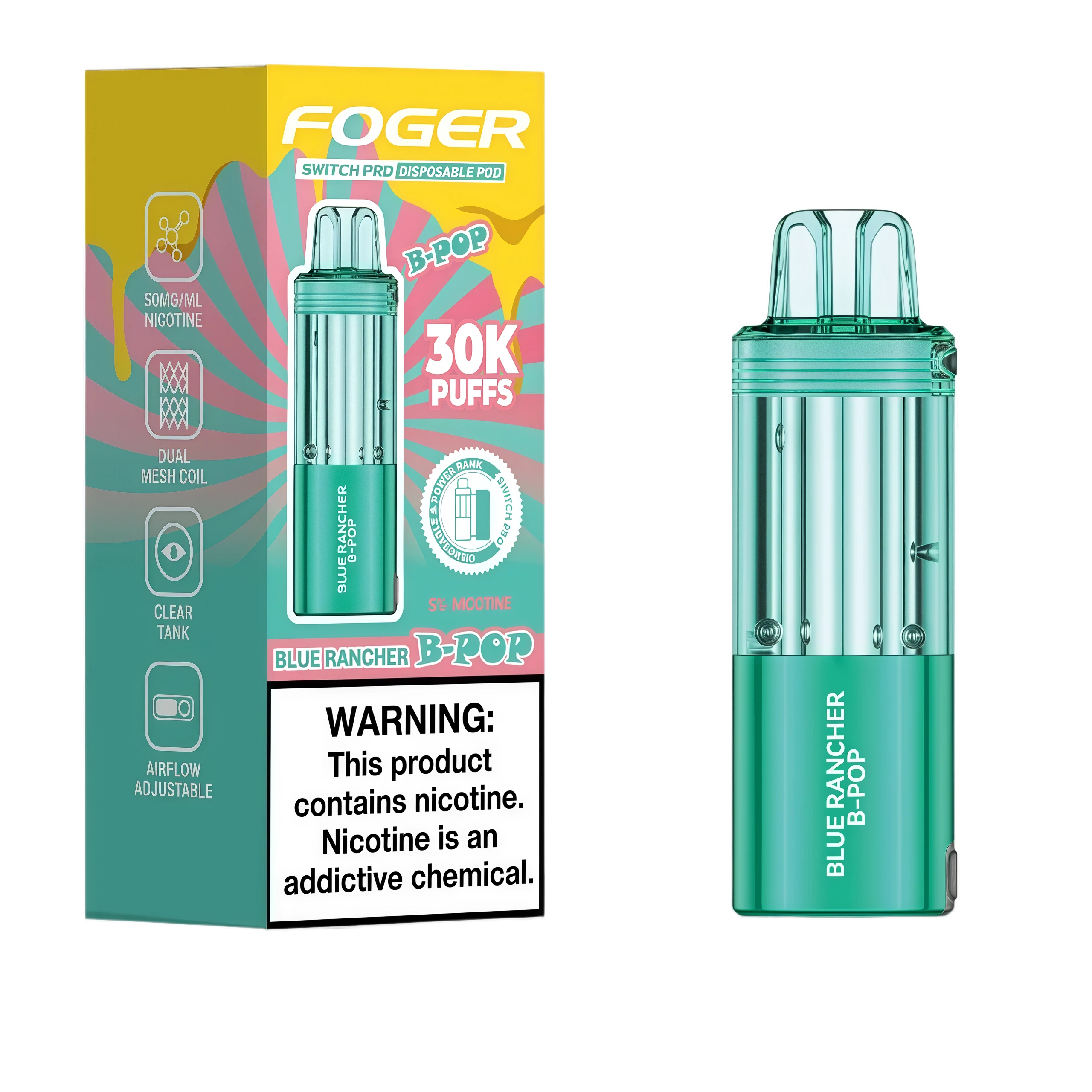 Blue Rancher B-POP - Foger Vapes