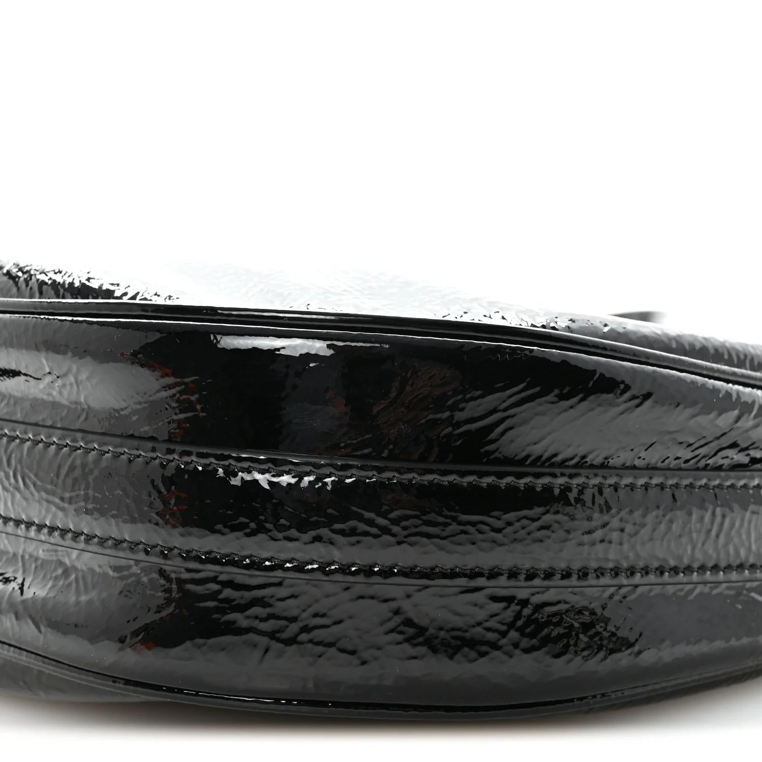 Patent Naplak Arque Shoulder Bag Black - Top Club