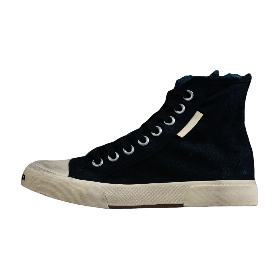 BALENCIAGA PARIS HIGH VULC DESTR x BLACK - Sneaker Replica Workshop