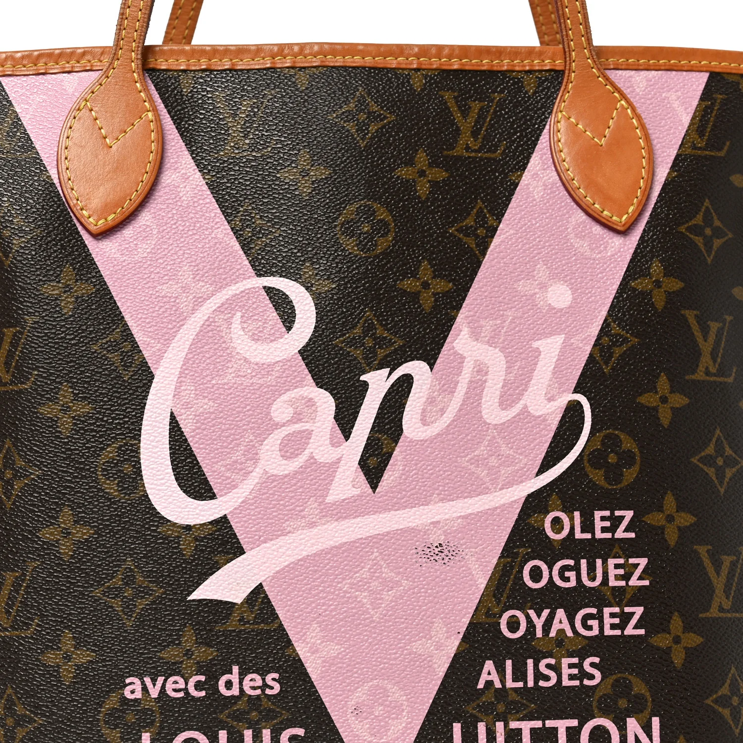 Monogram Sydney V Neverfull MM Rose Ballerine - Top Club