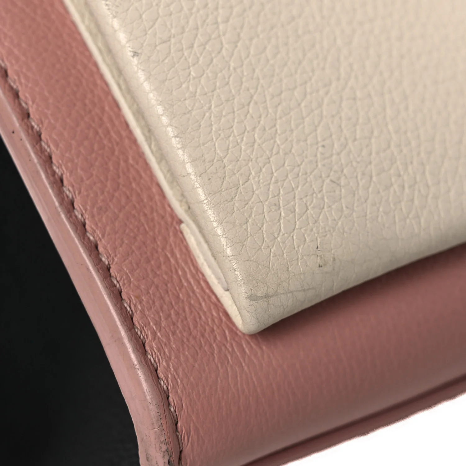 Soft Calfskin My Lockme Chain Bag BB Rose Boudoir Creme - Top Club
