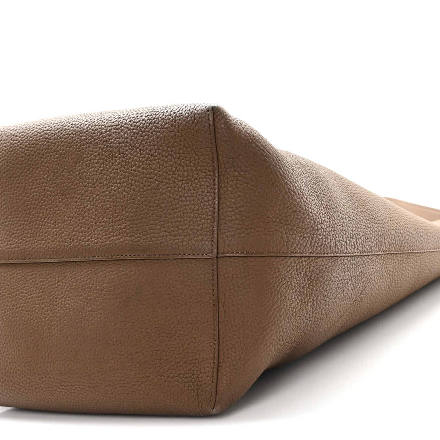 Grained Calfskin Large N/S Park Tote Dark Olive - Top Club