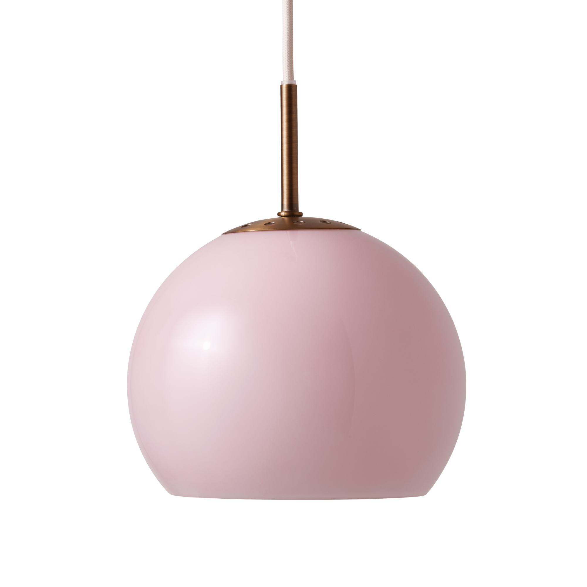 Hanglamp Ball Opal Ø18 cm rose