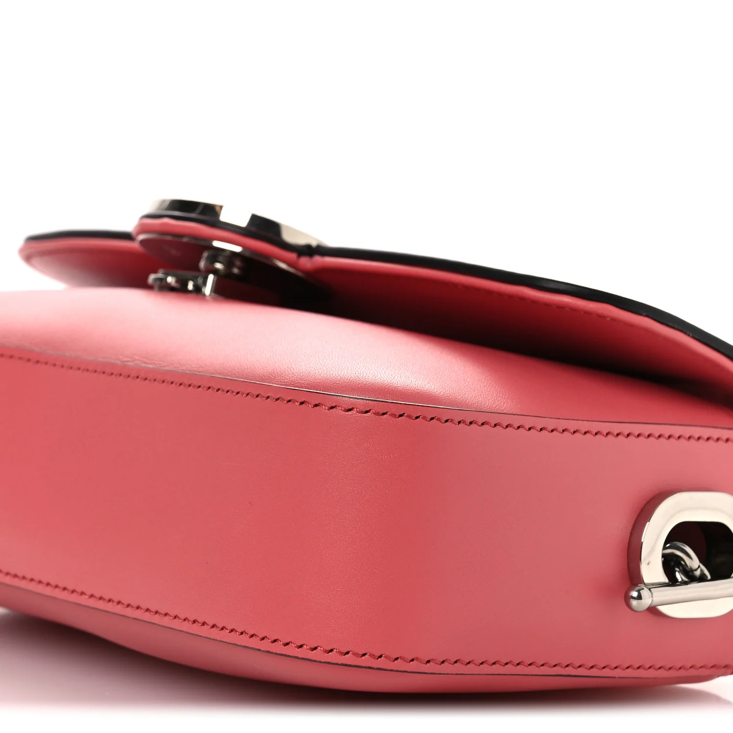 Senna Calfskin Petite GG Top Handle Shoulder Bag Pink - Top Club