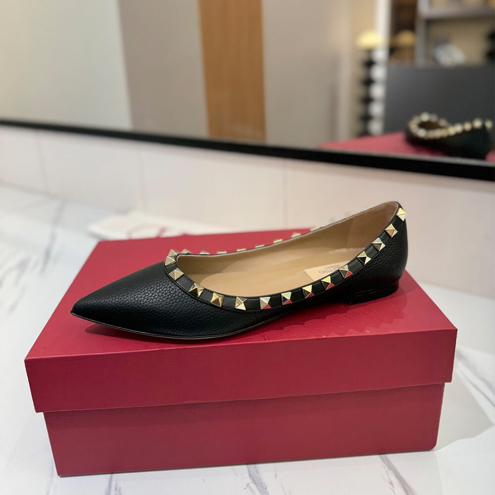 VALENTINO ROCKSTUD BALLET FLAT - Top Club