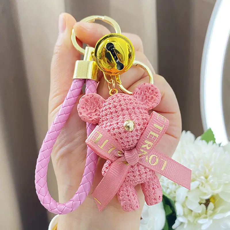 Bear Keychain (Gold Edges)