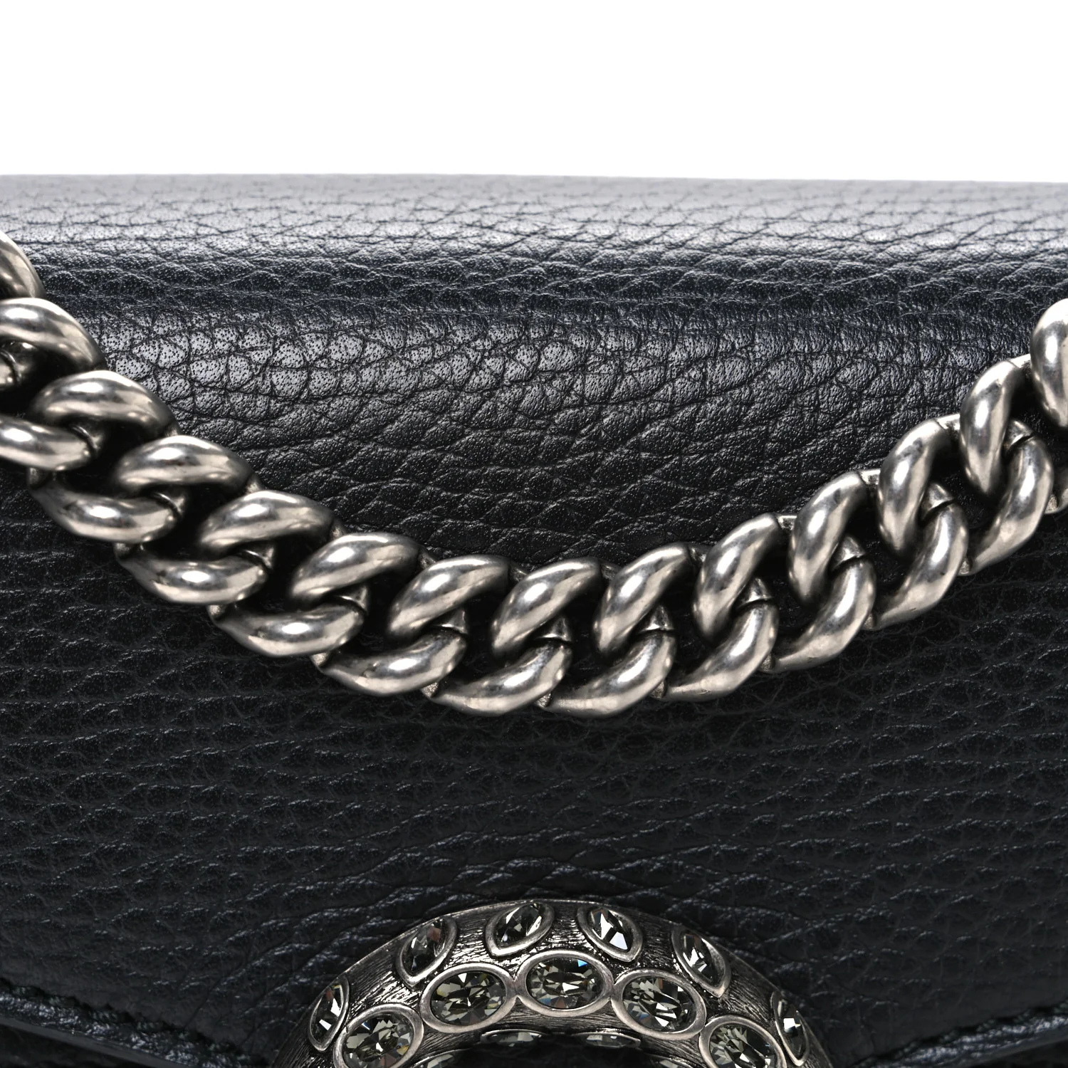 Calfskin Mini Dionysus Shoulder Bag Black - Top Club