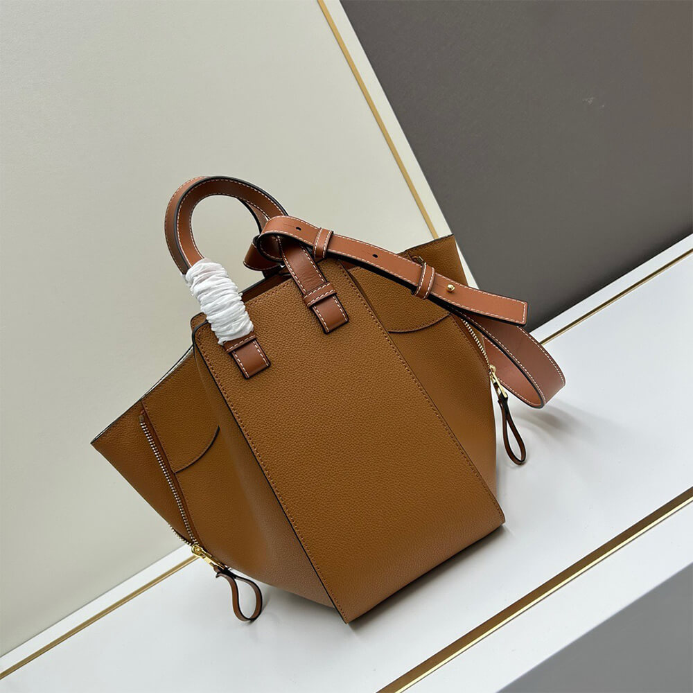 Small Hammock bag in soft grained calfskin - Top Club