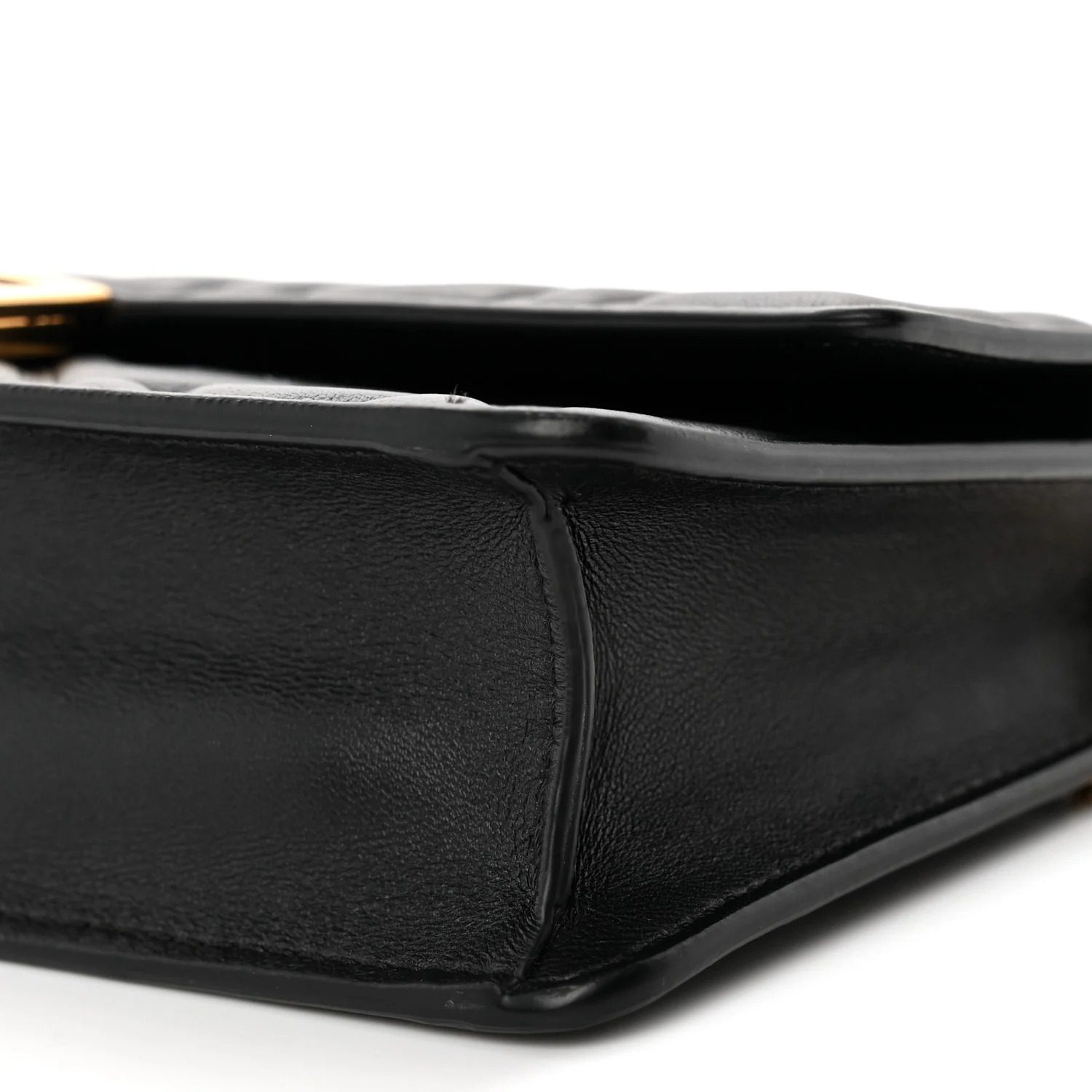 Nappa Matisse FF Embossed Wallet On Chain Black - Top Club
