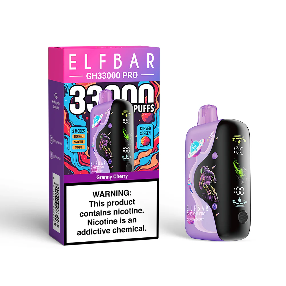 ELFBAR GH33000 PRO Rechargeable Disposable Vape (All Flavours)