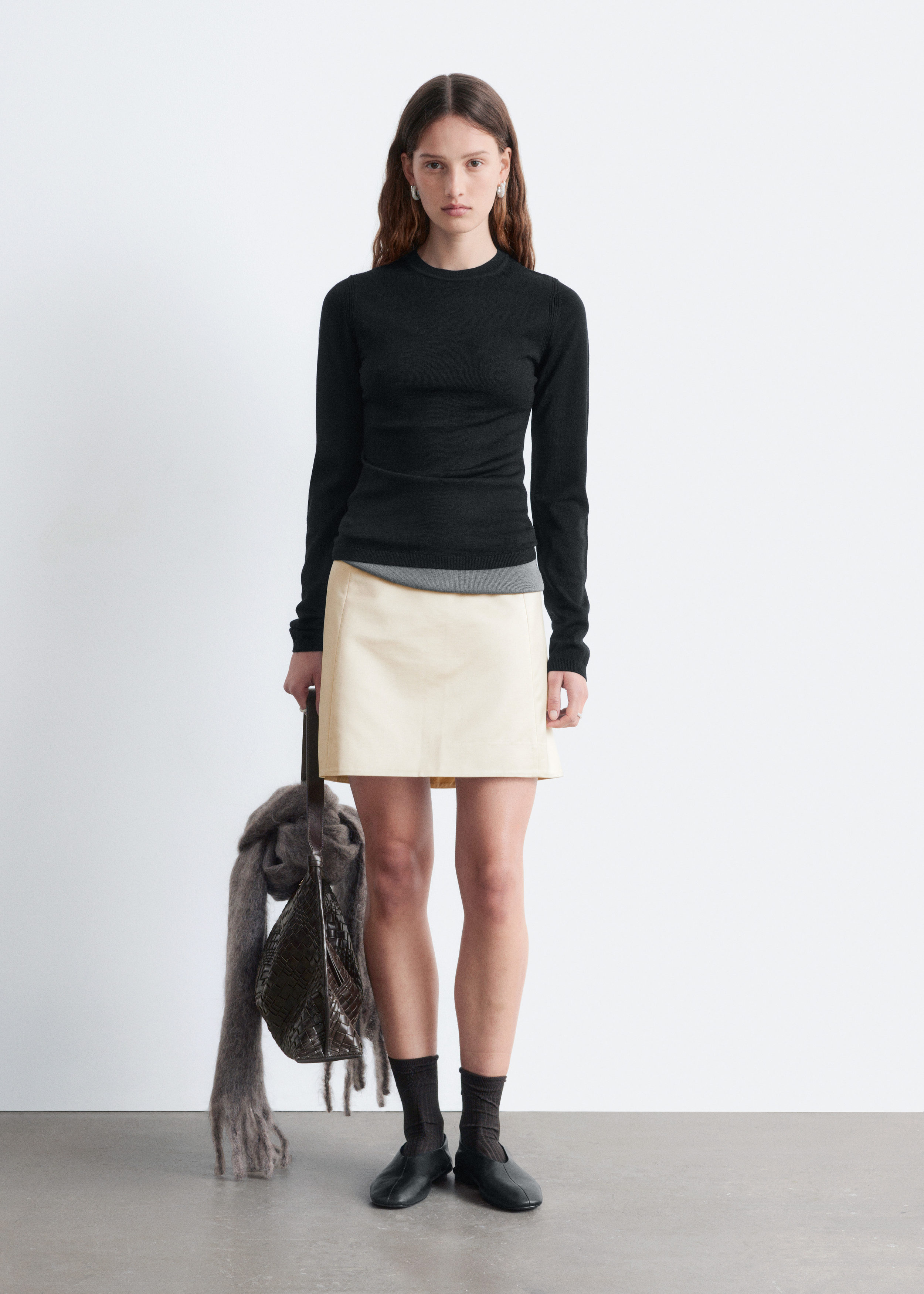 & Other Stories LONG-SLEEVE MERINO WOOL TOP