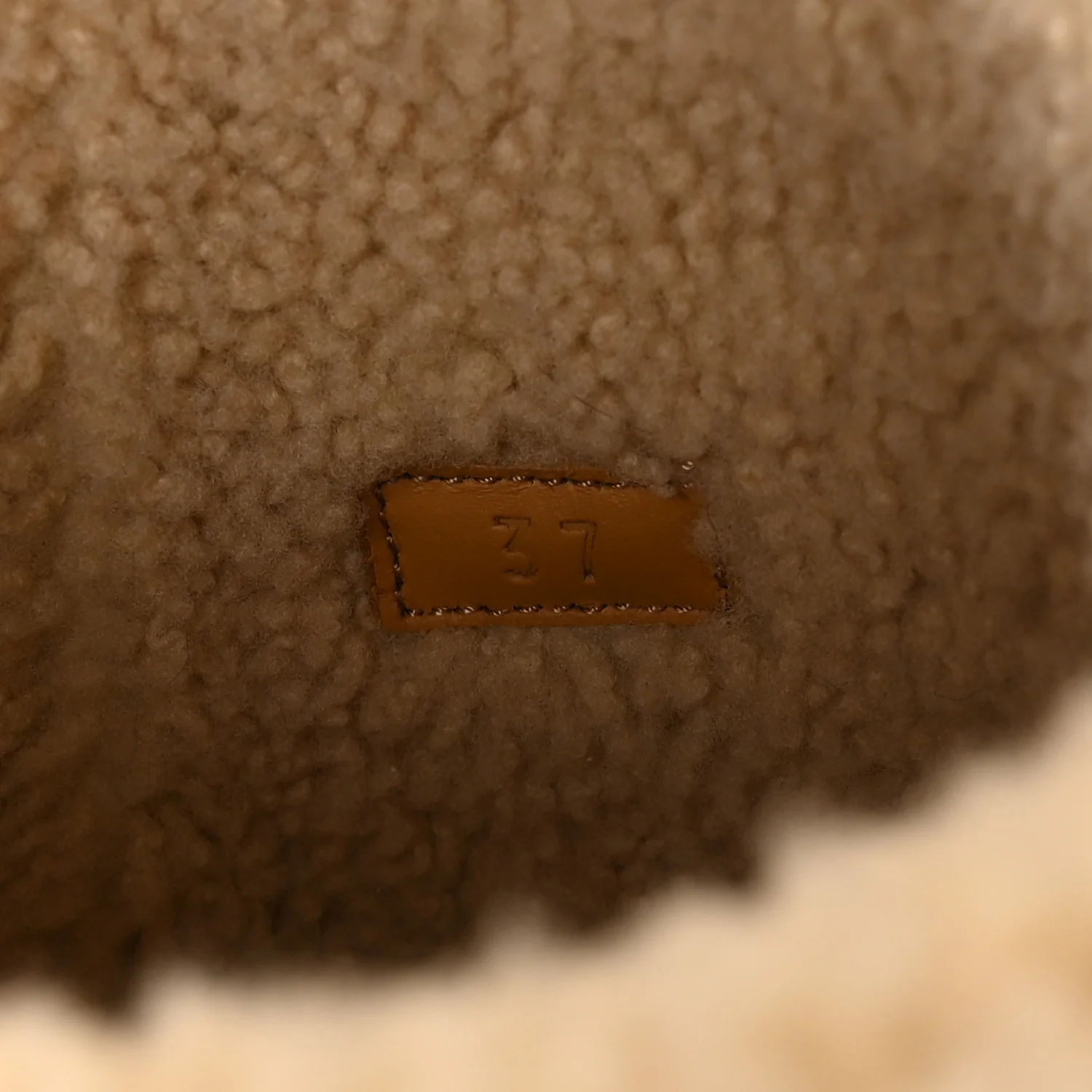 Covered Wool Monogram Textured Dollar Calfskin Shearling Horsebit Snow Boots 37 Underwood Blue Hazel Brown - Top Club