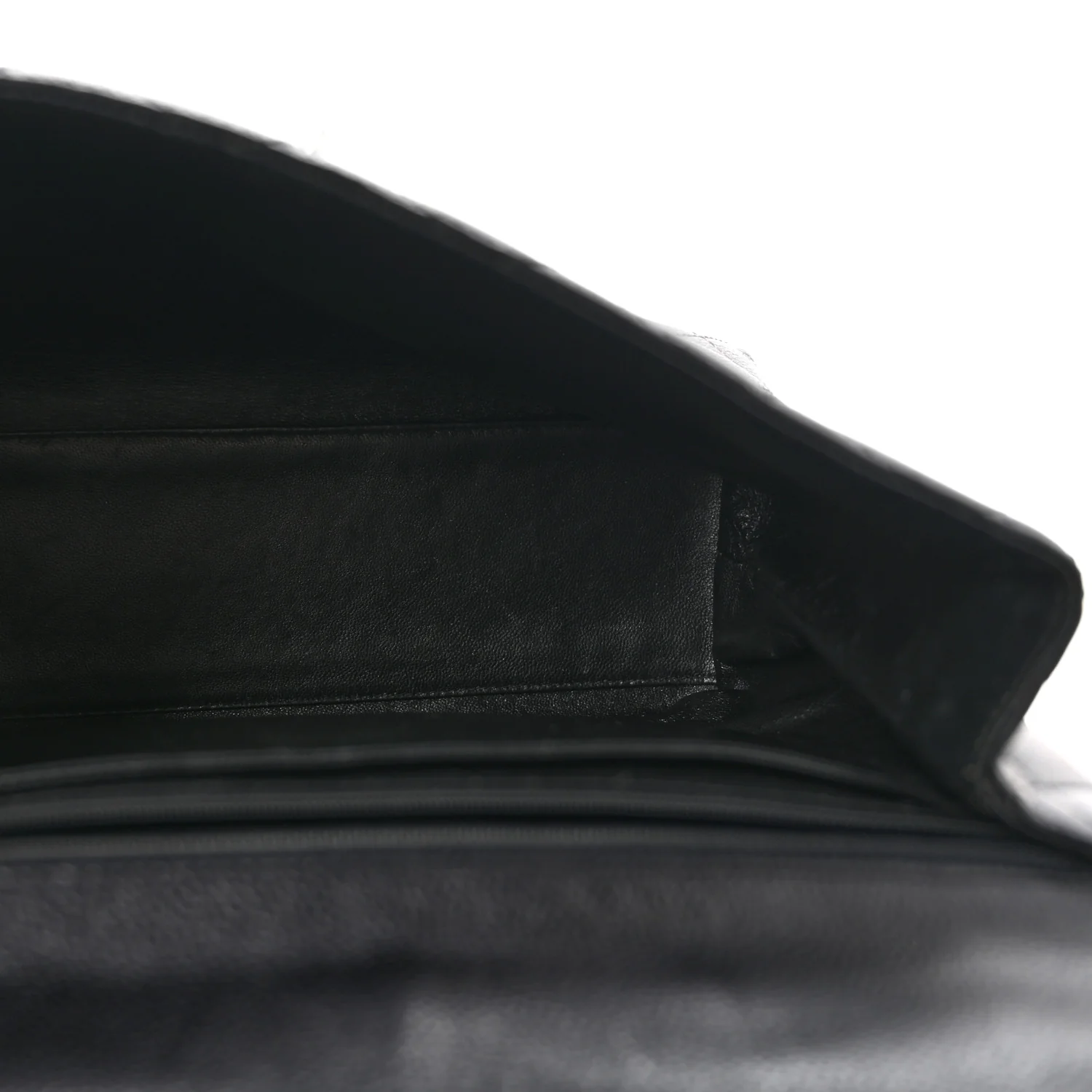 Caviar Quilted Jumbo Kelly Flap Black - Top Club