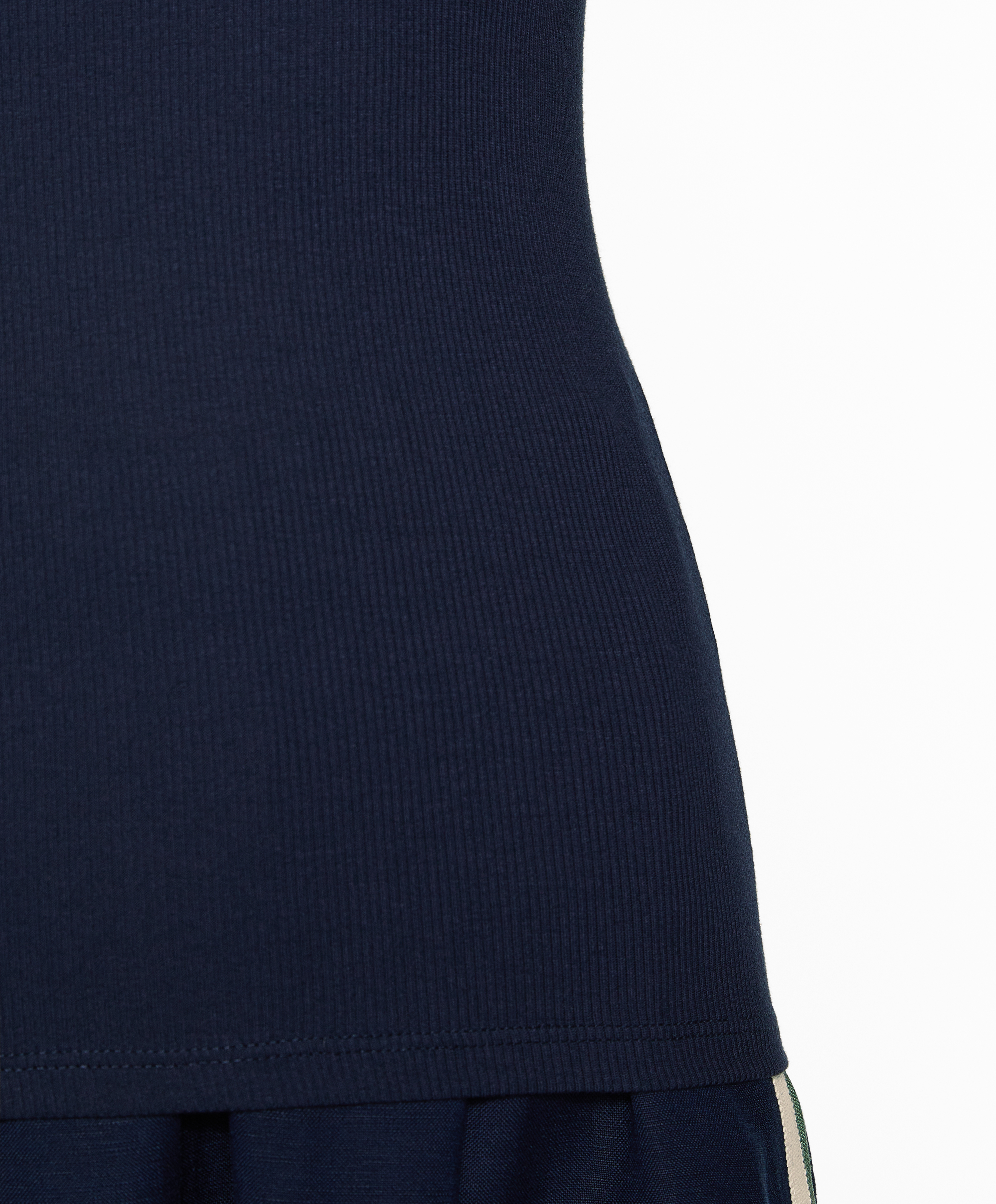 OYSHO Rib vest top with cotton and modal
