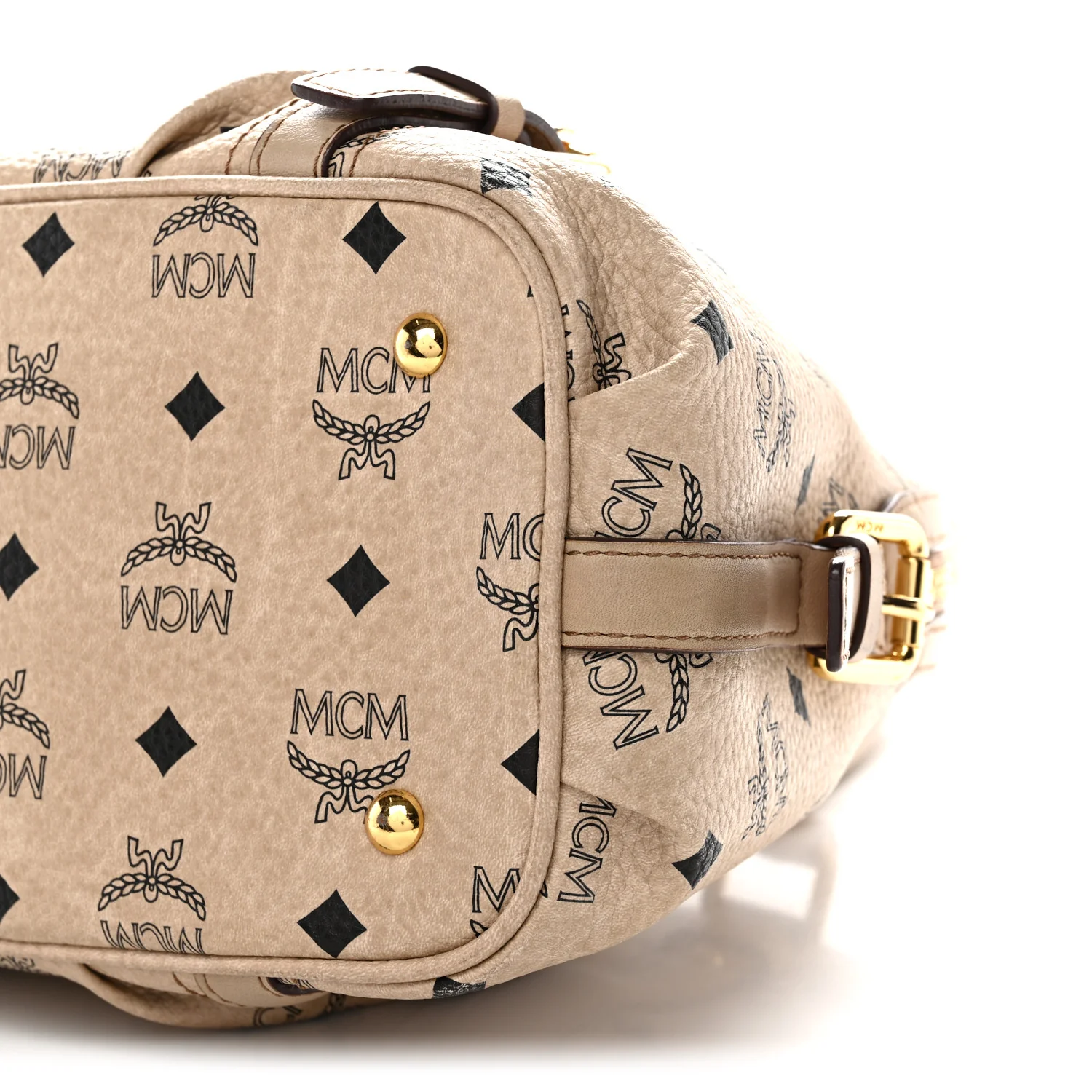 Visetos Boston Bag Beige - Top Club