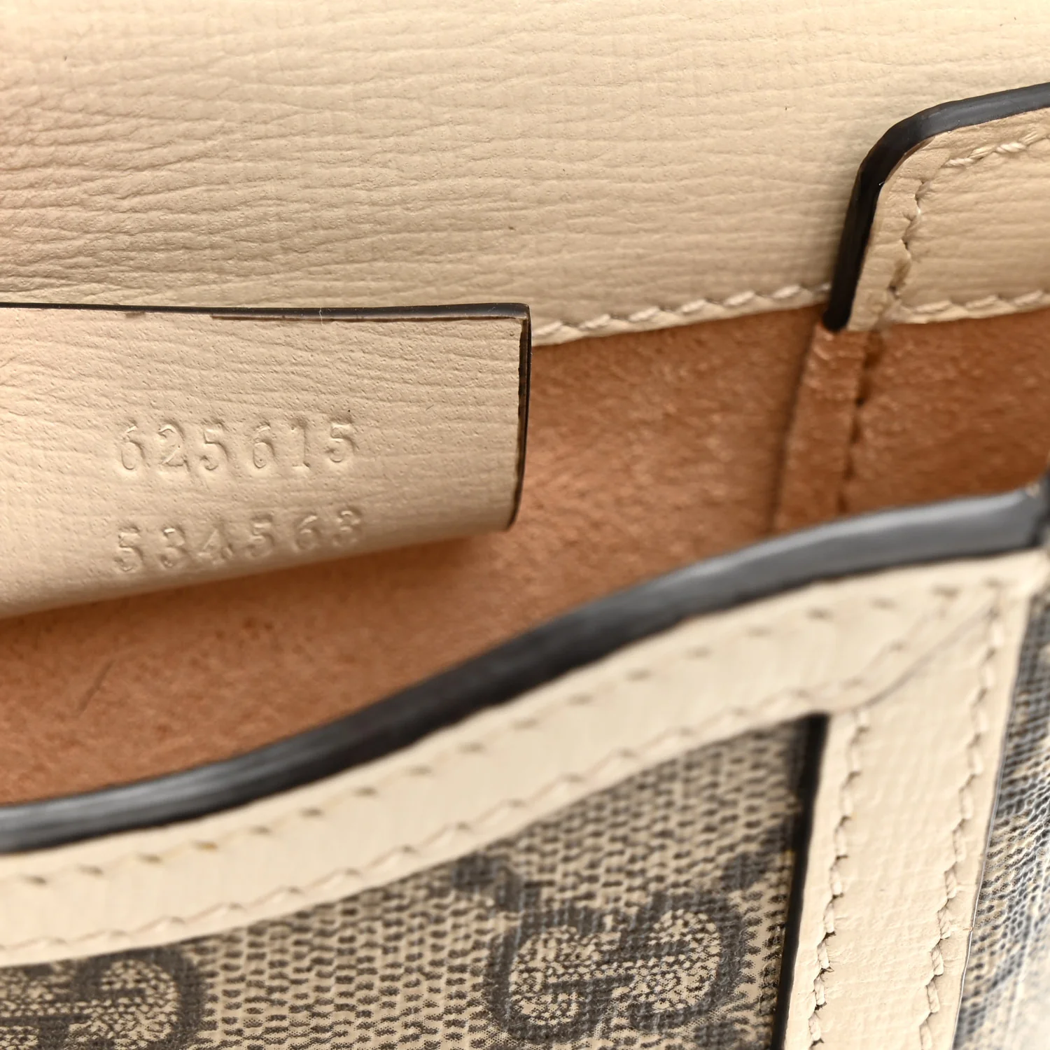 GG Supreme Monogram Azalea Calfskin Mini Horsebit 1955 Crossbody Bag Beige Ebony Mystic White - Top Club