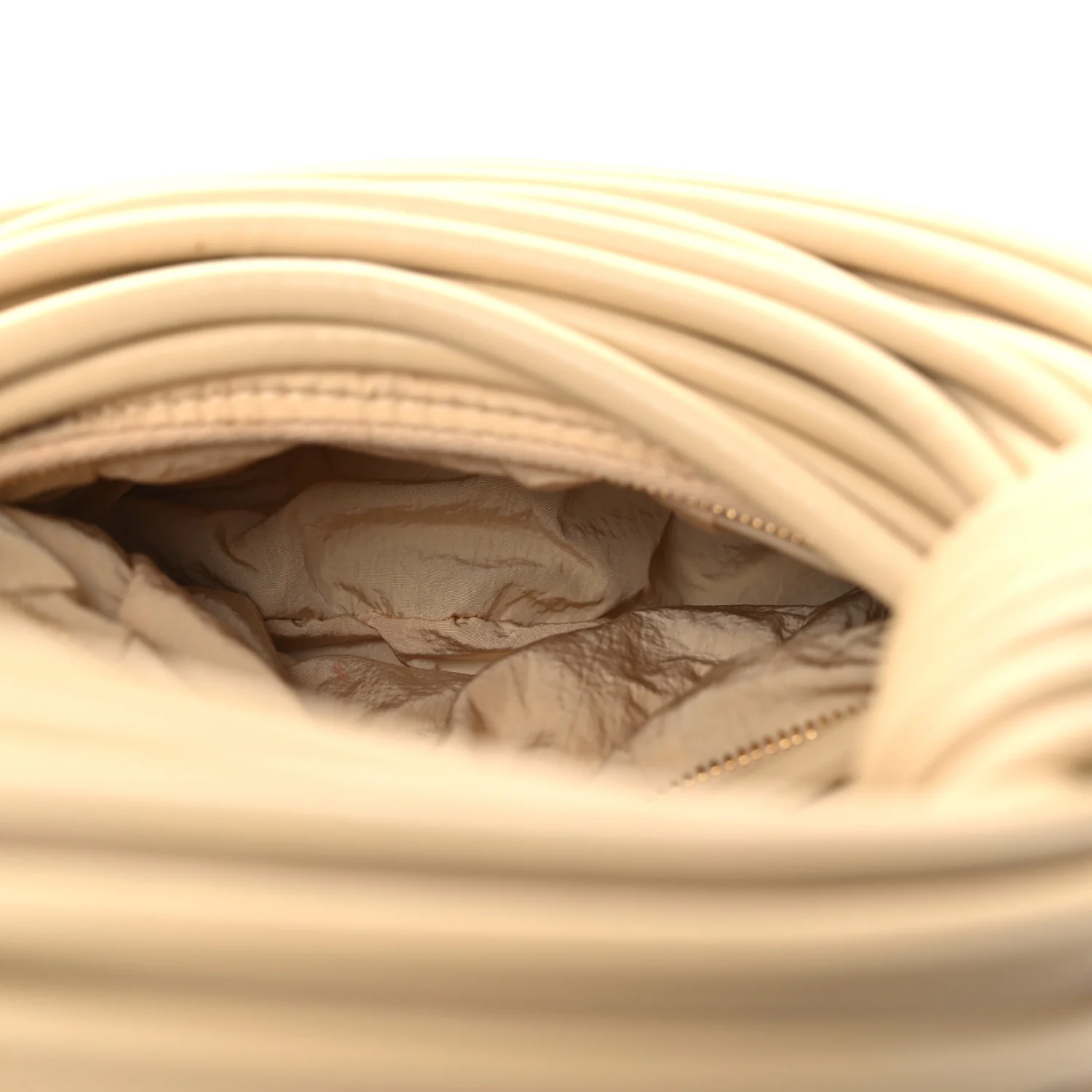 Nappa Mini Tubular Double Knot Porridge - Top Club
