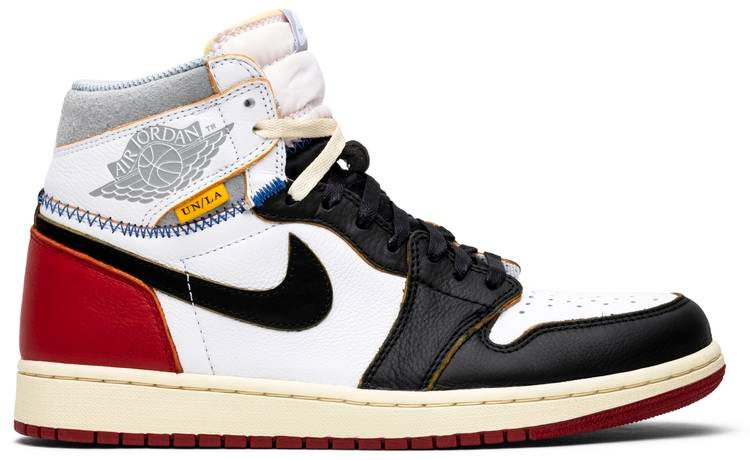 Union LA x Air Jordan 1 Retro High NRG  Black Toe  BV1300-106 - Sneaker Replica Workshop