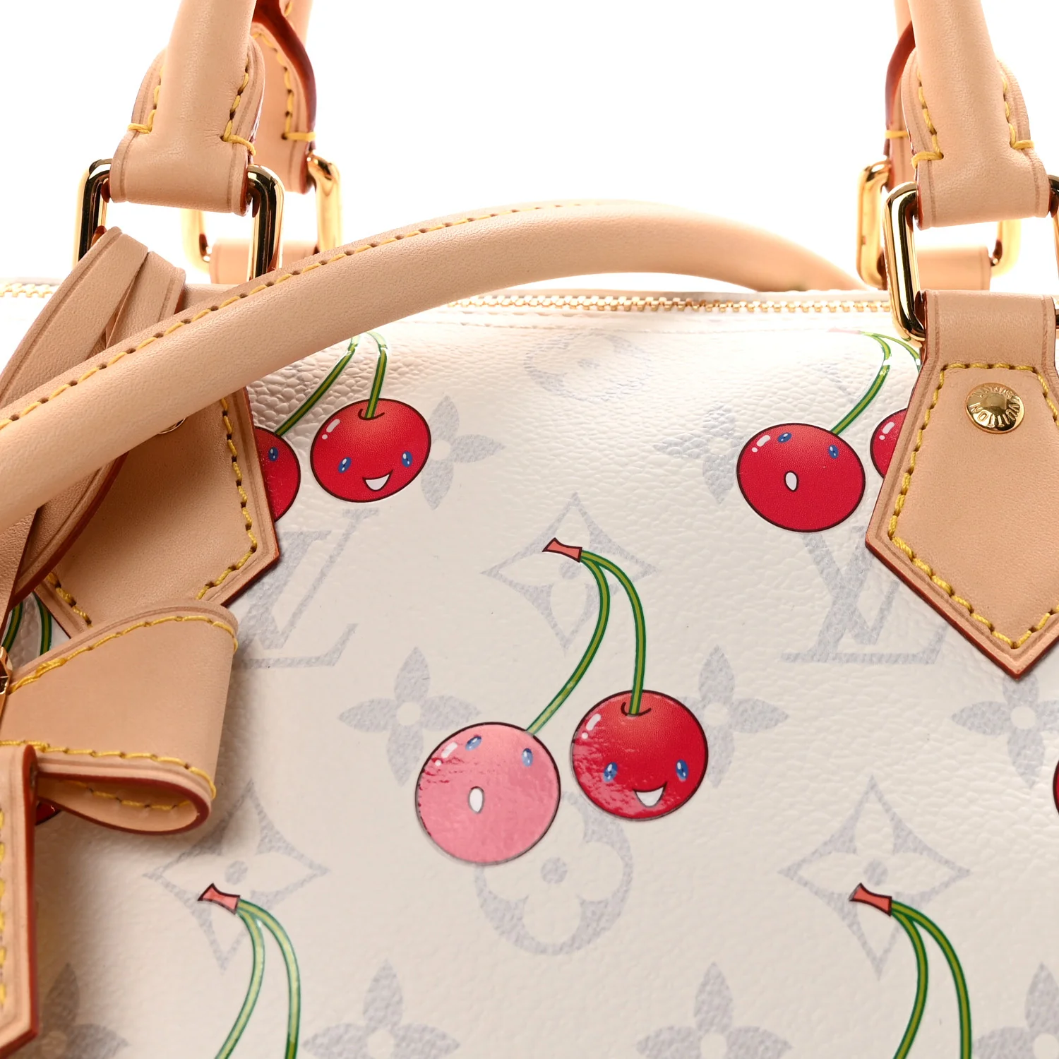 LV X TM Monogram Cerises Speedy Soft Bandouliere 30 - Top Club