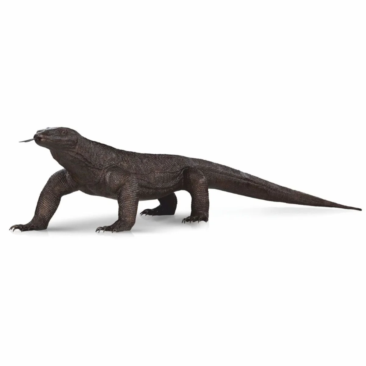 XXL garden decorative bronze sculpture Komodo dragon 280 cm - life-size bronze figure