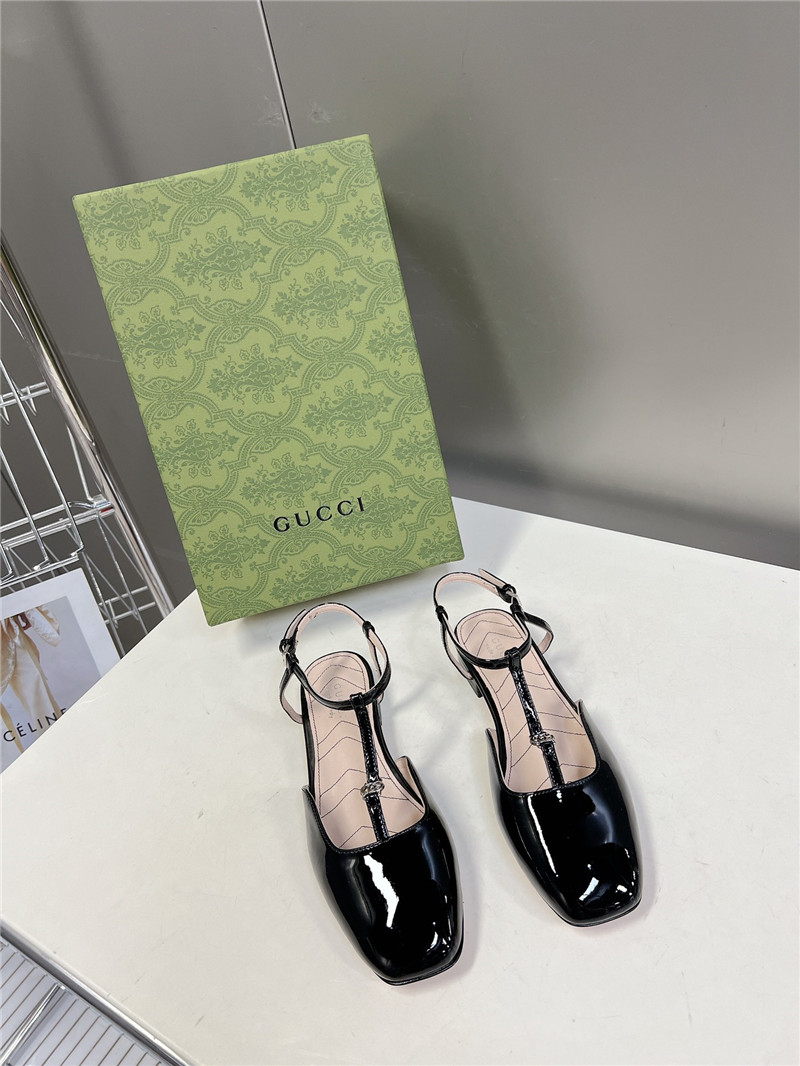 gucci double G hardware buckle embellished sandals - Sneaker Replica Workshop