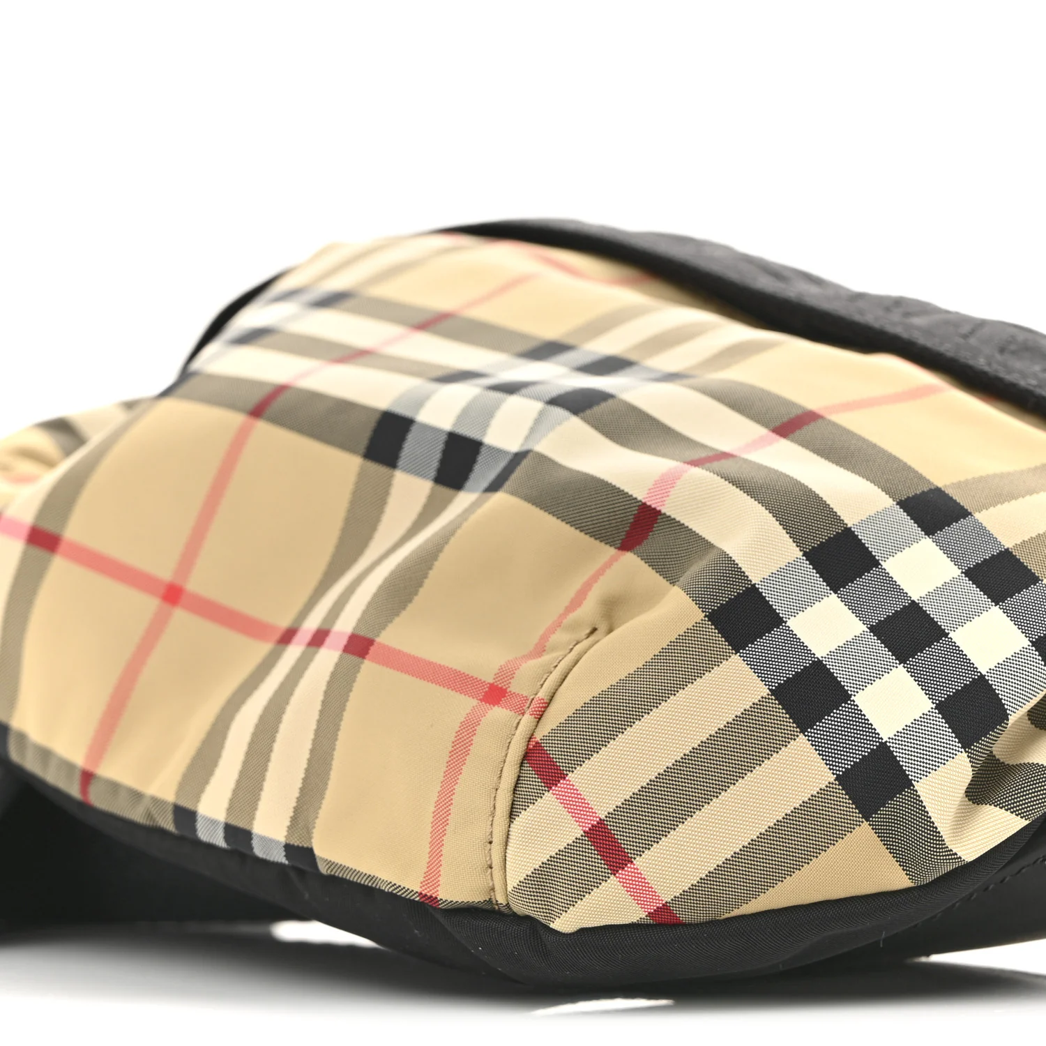 Nylon Vintage Check Sonny Bum Bag Archive Beige Black - Top Club