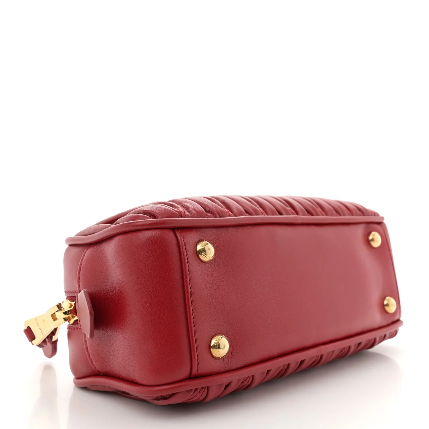 Nappa Matelasse Regular Arcadie Top Handle Bag Rosso - Top Club