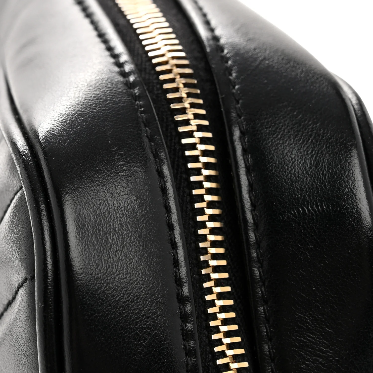 Calfskin Matelasse Monogram Lou Camera Bag Black - Top Club