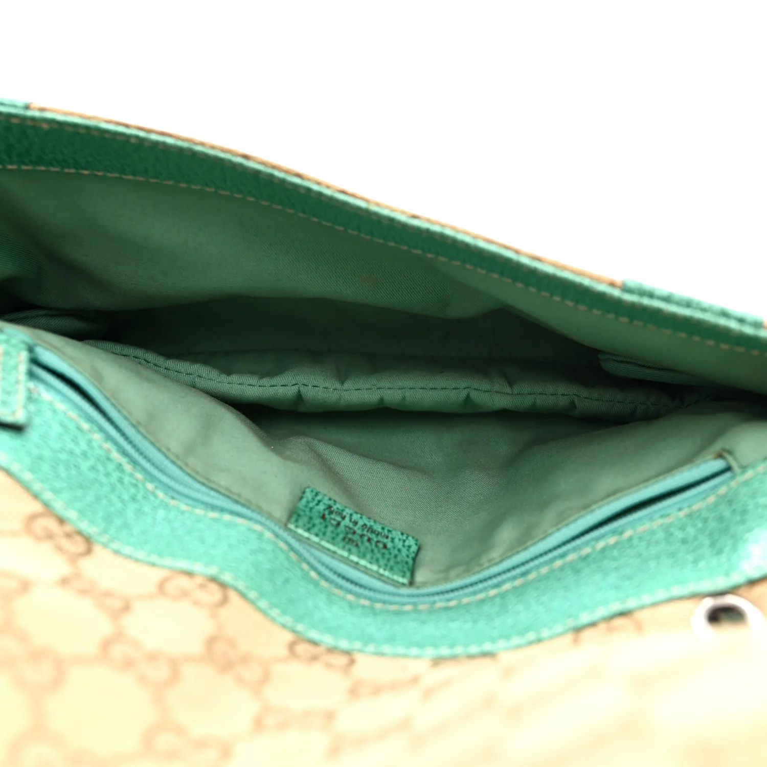 Monogram Satchel Bag Turquoise - Top Club