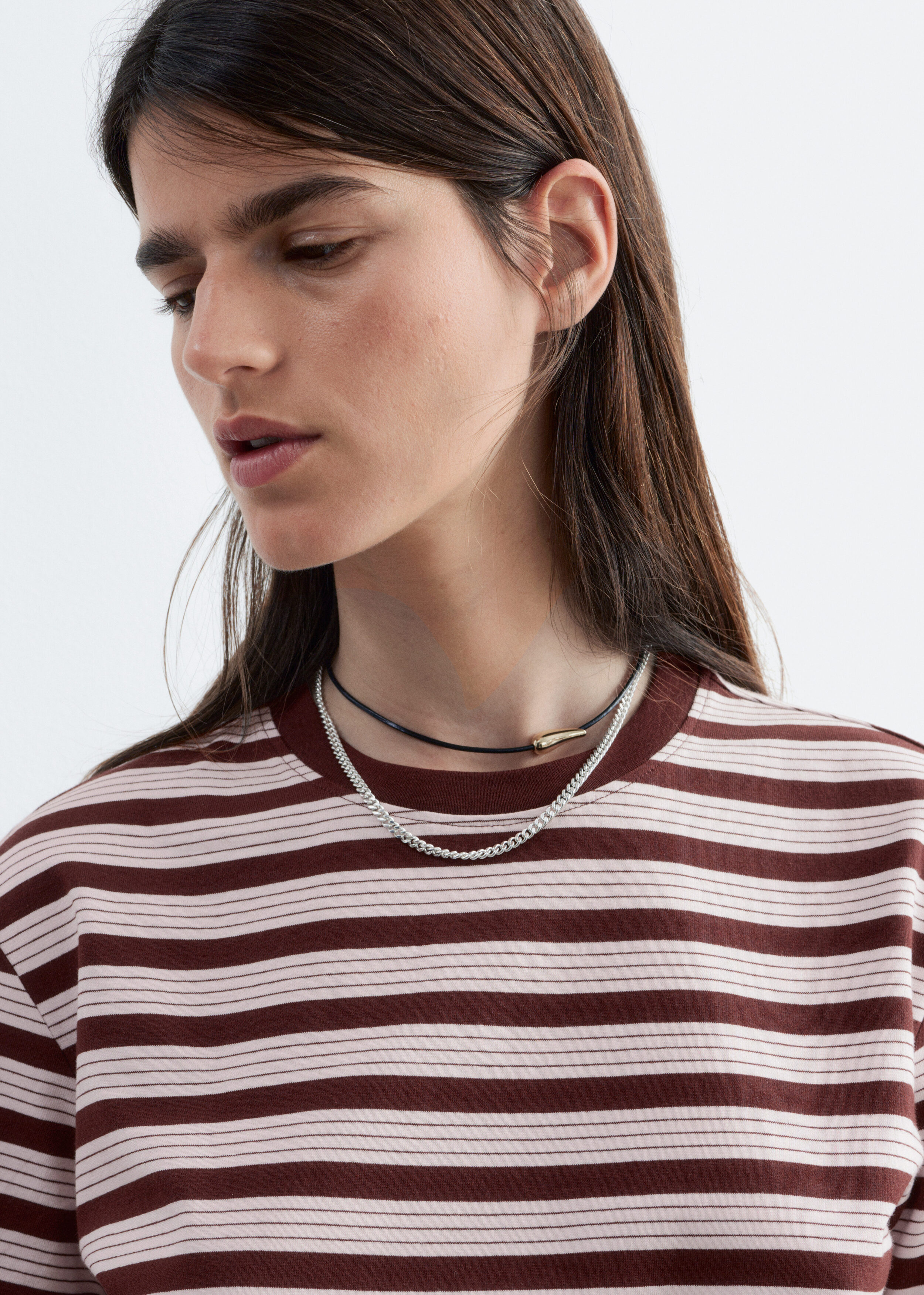 & Other Stories COTTON CREW-NECK T-SHIRT