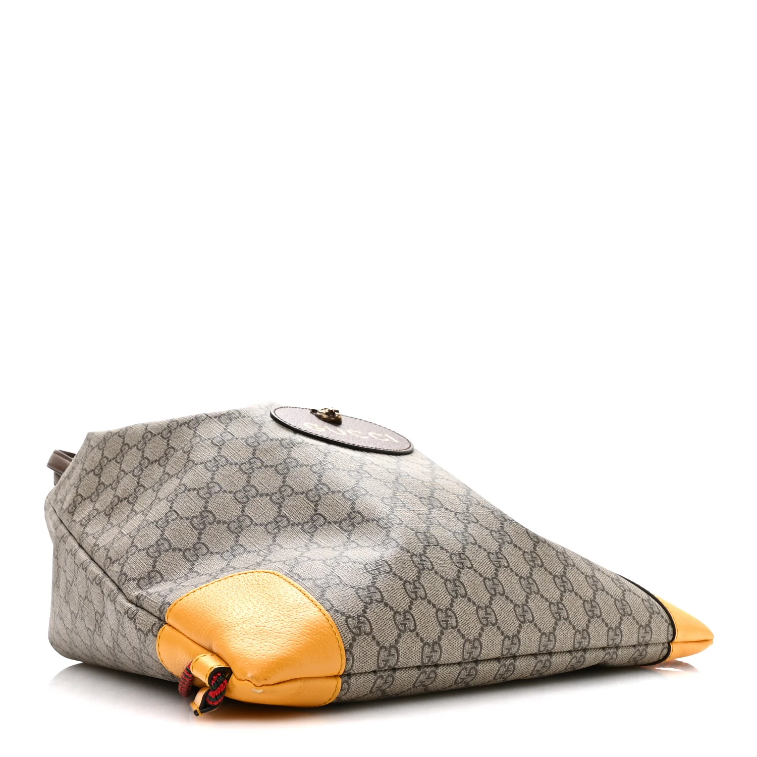 GG Supreme Monogram Neo Vintage Drawstring Backpack Beige New Acero Crop - Top Club