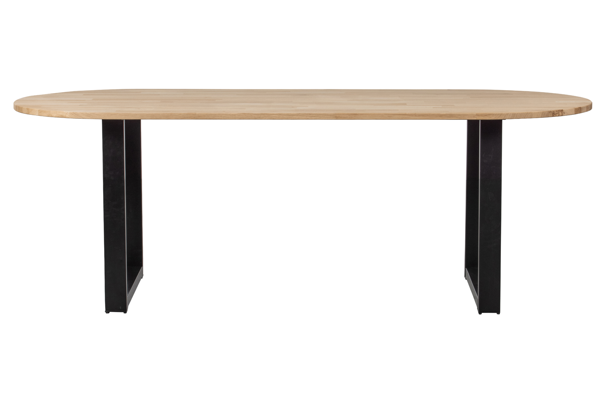 Tablo tafel ovaal eiken onbehandeld [fsc] u-poot
