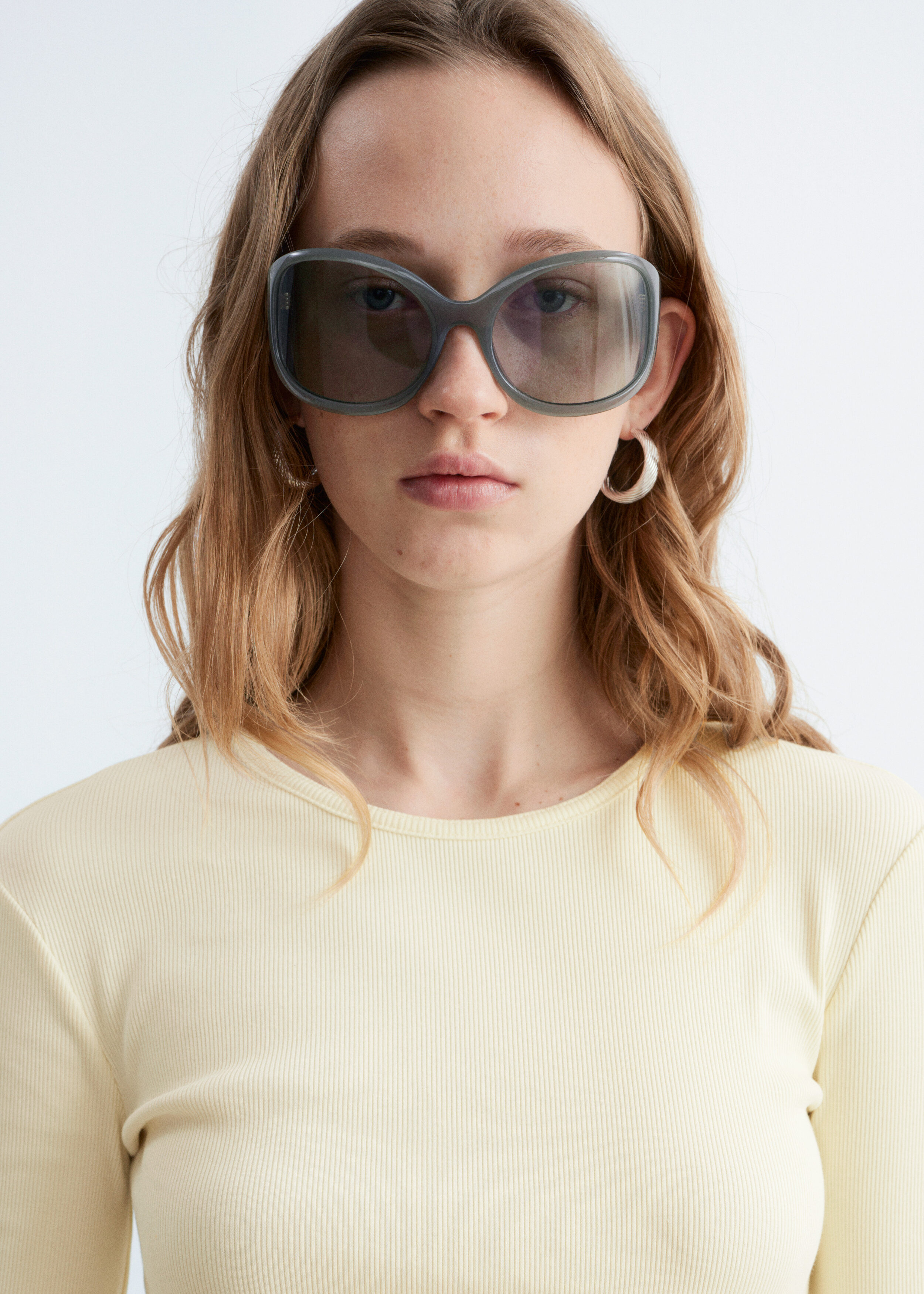 & Other Stories RIBBED LONG-SLEEVE TOP