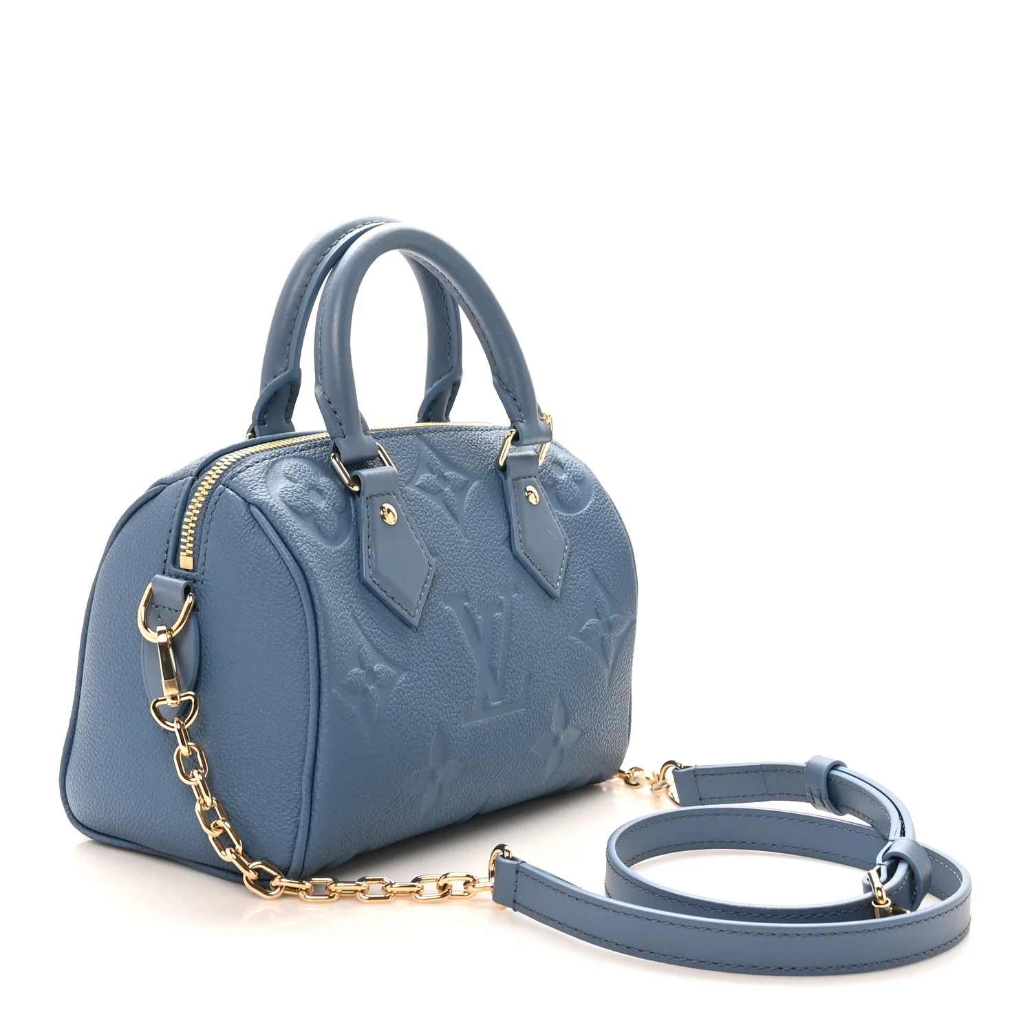 Metallic Empreinte Monogram Giant Speedy Bandouliere 20 Navy Nacre - Top Club