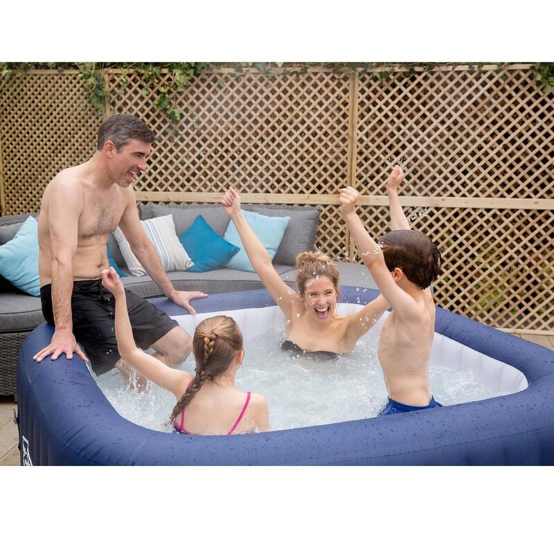 Bestway Saluspa 6 - Person 60 - Jet Vinyl Runde aufblasbare Whirlpool in Marine