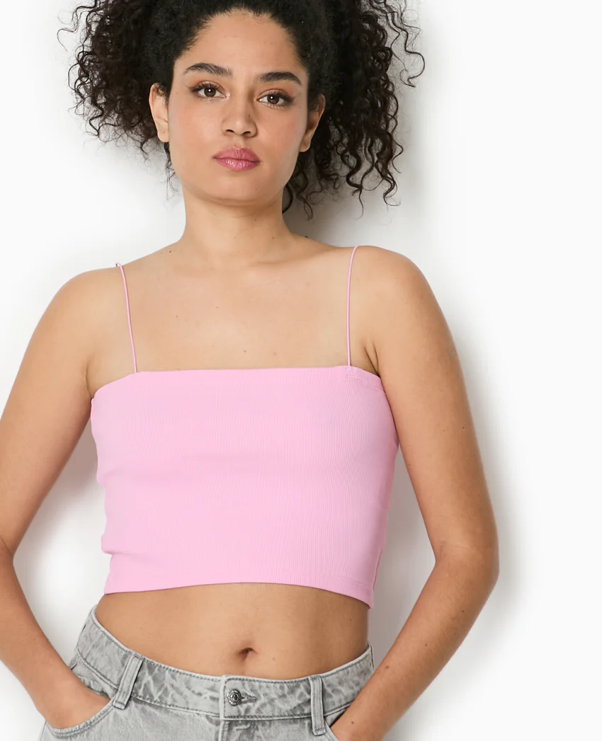Pimkie Top bandeau court avec bretelles fines