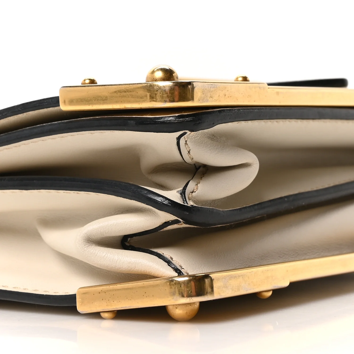 City Calf Saffiano Cahier Bag Talco Black - Top Club
