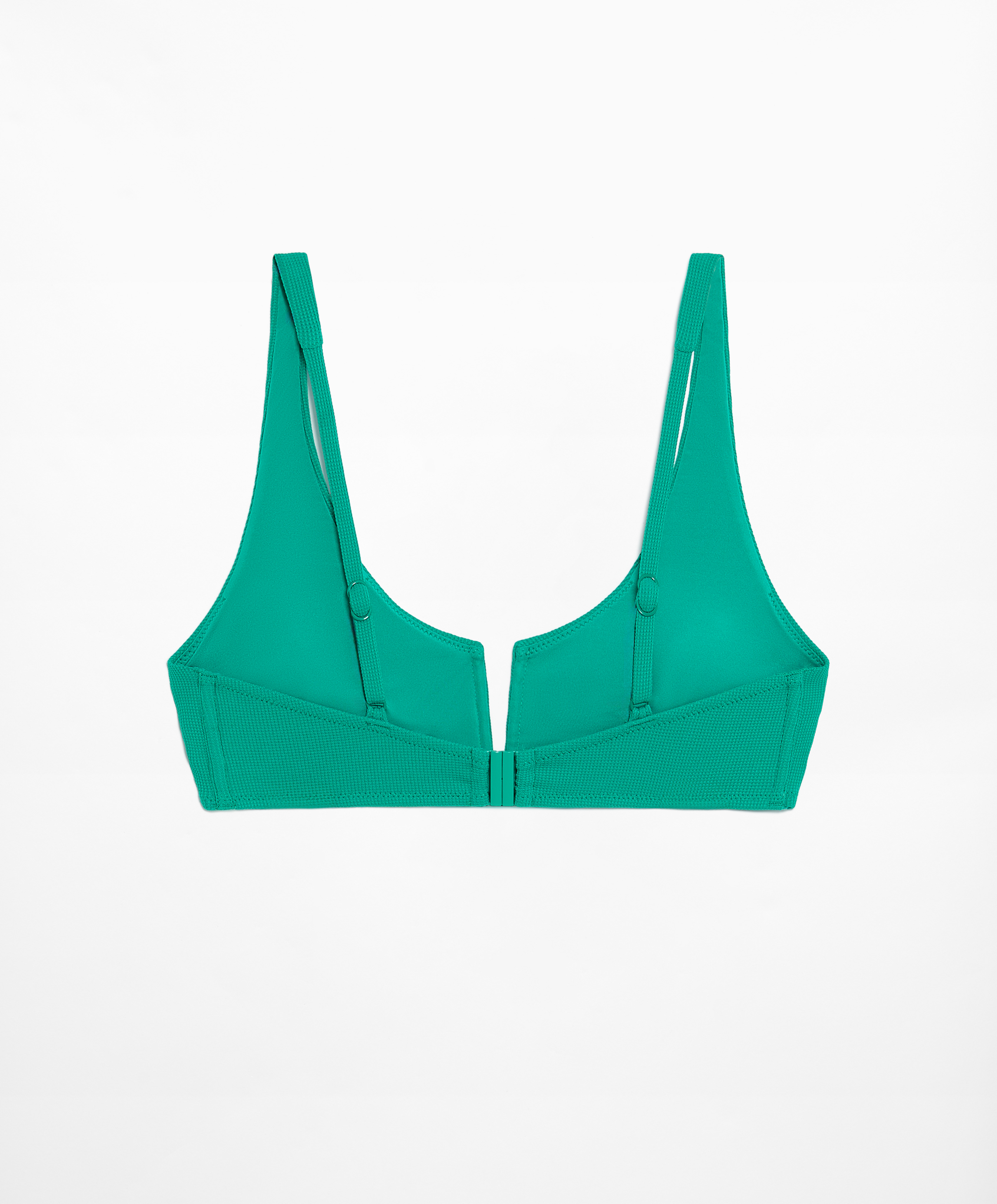 OYSHO Piqué halterneck bikini top