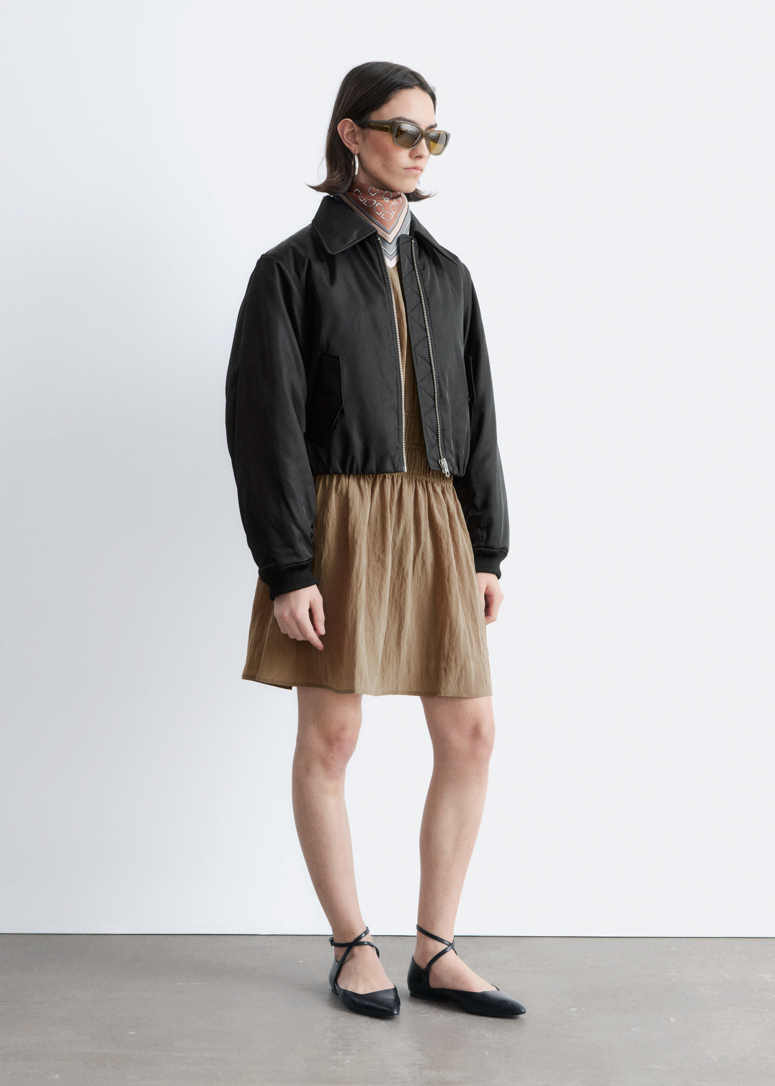 & Other Stories CROPPED BOMBER JACKET