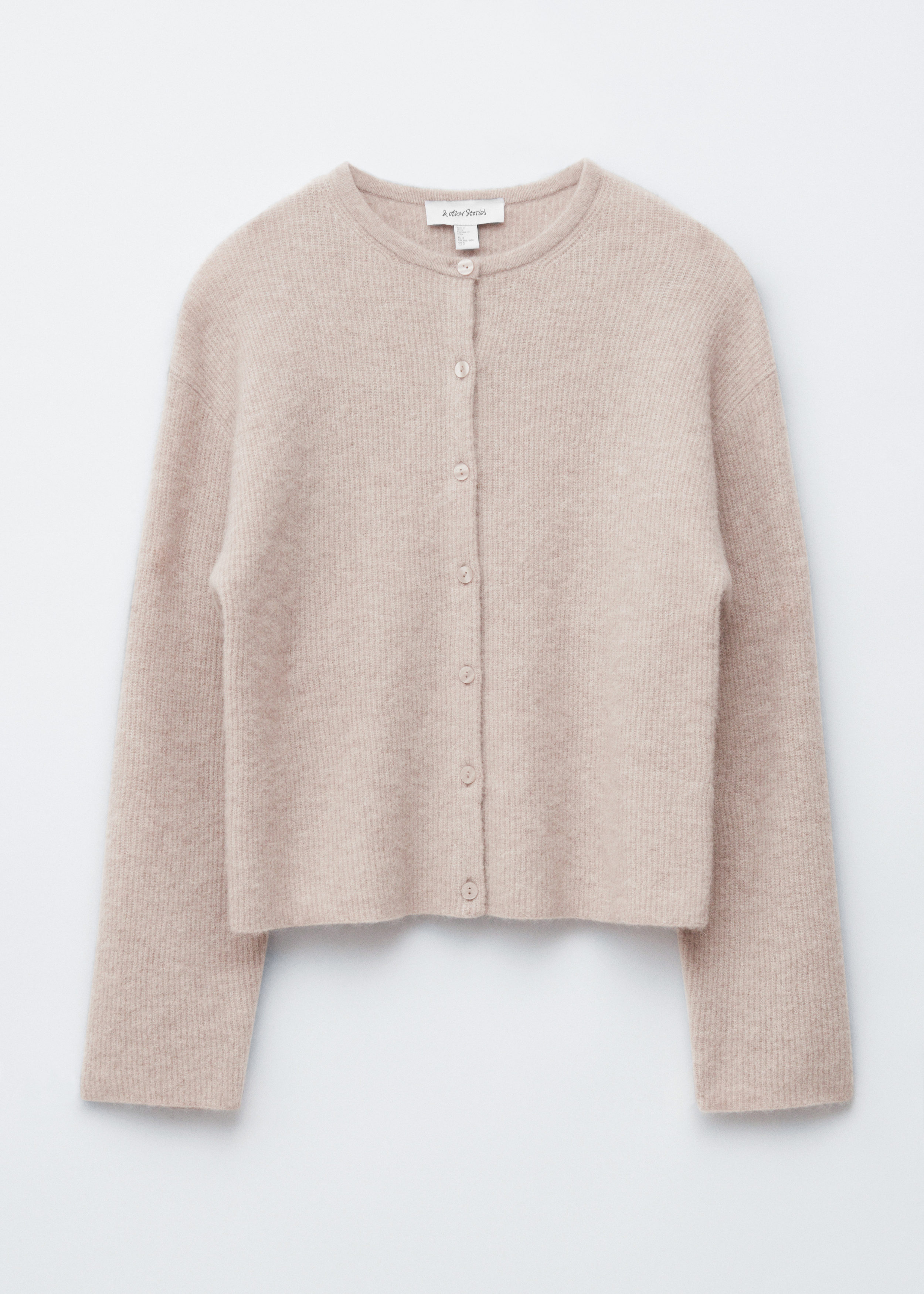 & Other Stories ALPACA-BLEND KNITTED CARDIGAN
