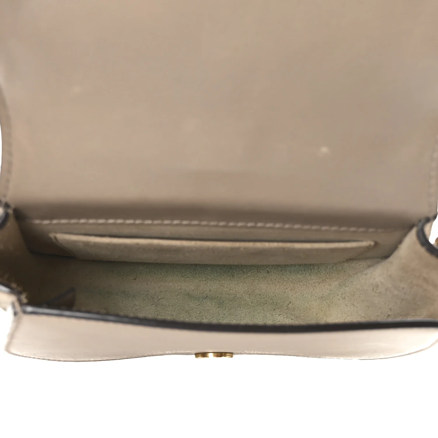 Calfskin Suede Small Nile Bracelet Bag Motty Grey - Top Club