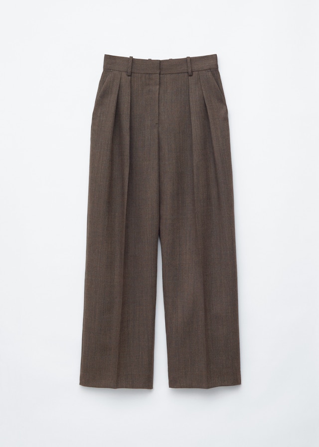& Other Stories PRESS-CREASE WOOL TROUSERS